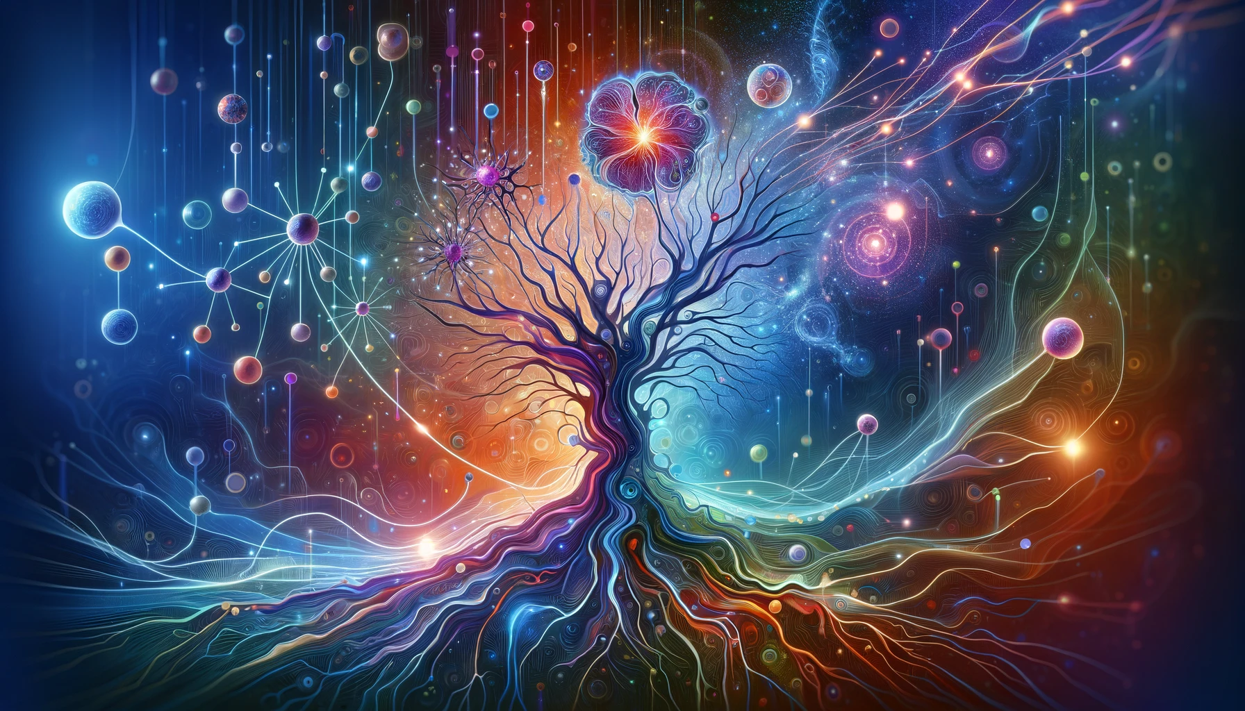 Brain Health Create an artistic and vivid illustration representing the concept of neurogenesis. The image should symbolize the growth of new neurons in the brain,2